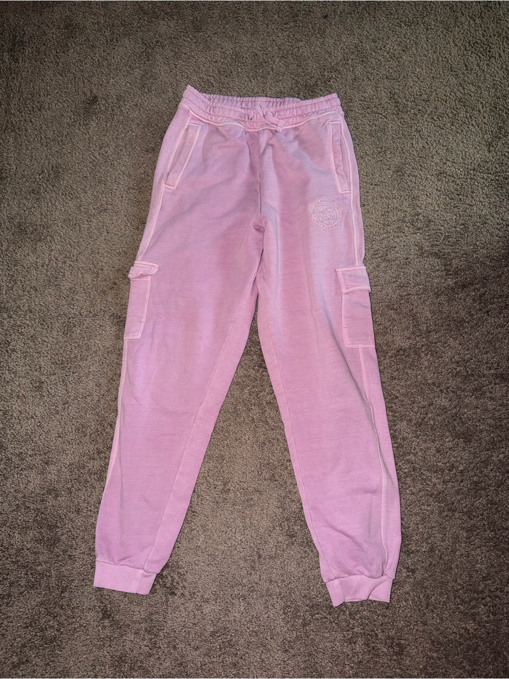 Gymshark Girls Light Pink Tactical Joggers